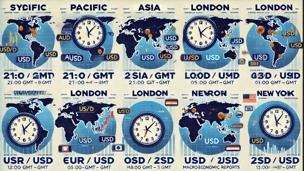 Cac phien giao dich forex